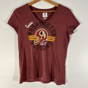 Team Apparel Women's Maroon Washington Redskins Commanders Tee